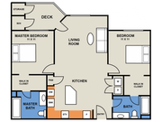 The Midvale- West 2 Bedroom/2 Bath