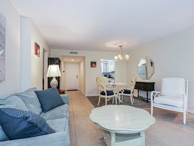 Living Room Dining Area - 1901 Indian River Blvd Unit D-103