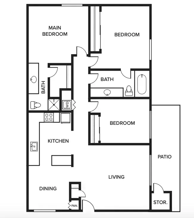 Floor Plan - 3x2
