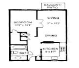 1BR/1BA
