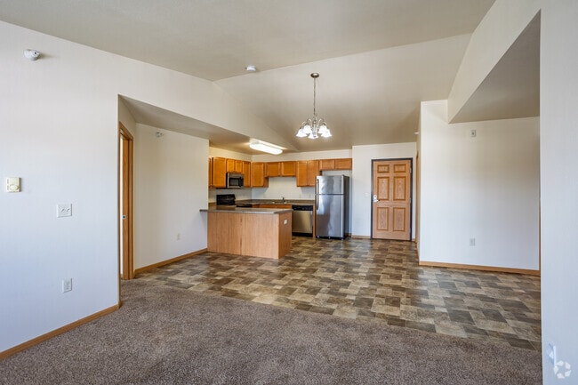 2BR, 2BA - 1,050SF - Living Room