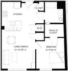 1-C floor plan West of Chestnut