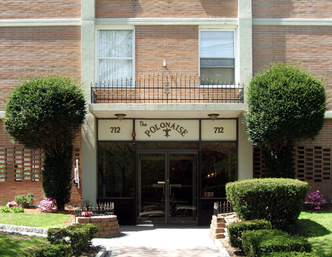 View from the east - The Polonaise Apartments