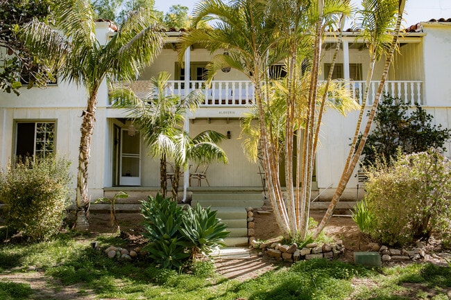 View of studio unit on the bottom floor to the left - 9457 El Tejado Rd Rental