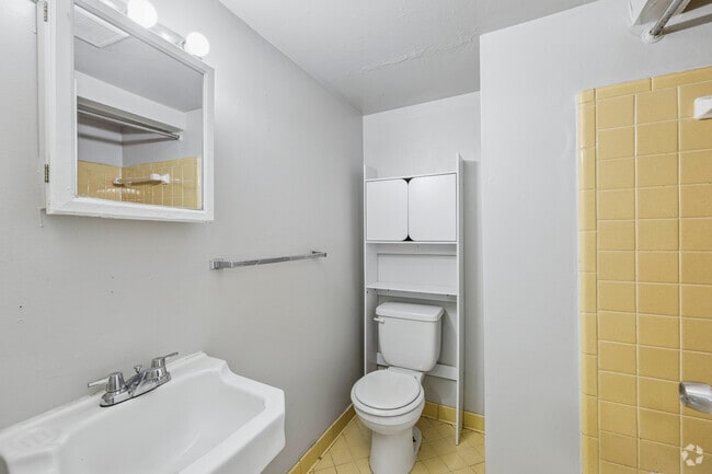 1BR, 1BA - 550SF - Primary Bathroom - Anna Marie Apartments, LLC