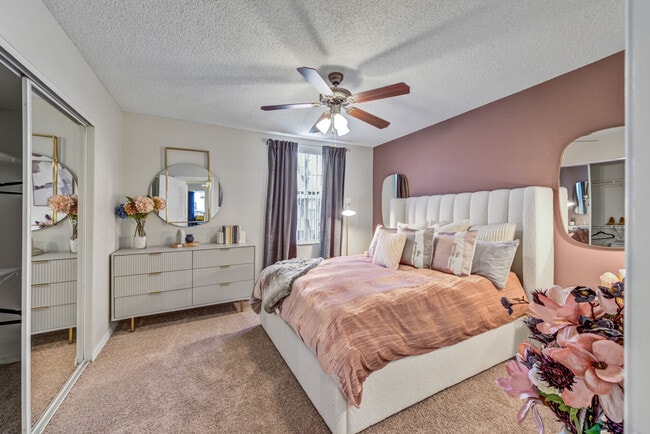 2BR, 2BA - 1,356SF - Primary Bedroom