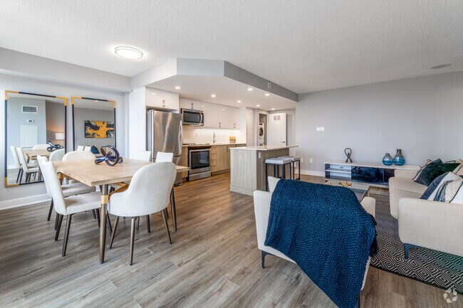 1BR, 1BA - 739SF - Living Room - 8 Silver Maple Court