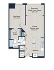 1BS-6m Floor Plan