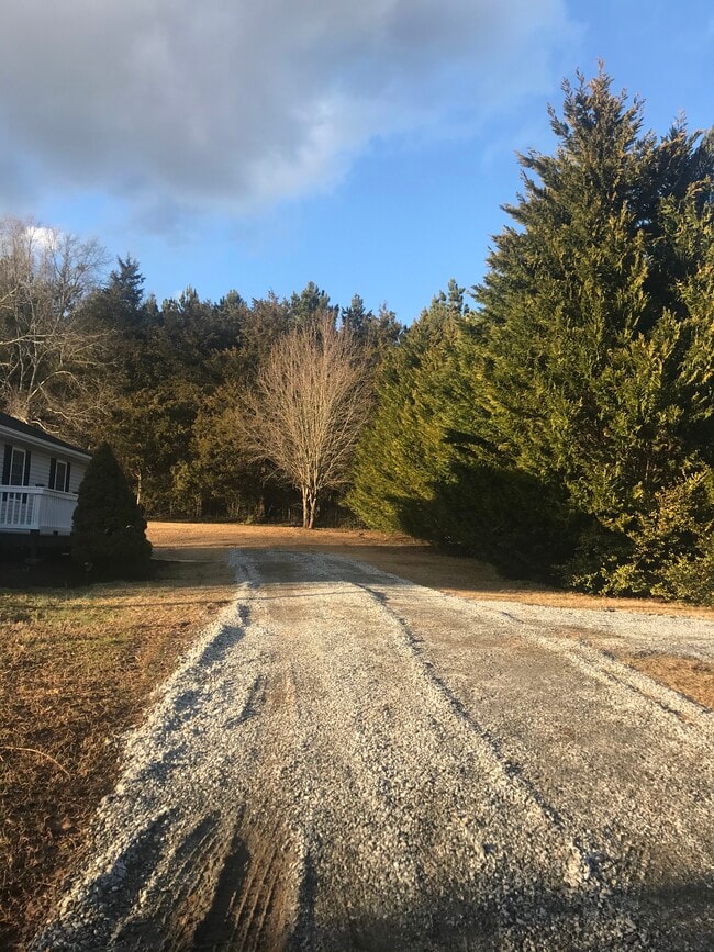 New gravel driveway - 1619 Cedar Rock Church Rd