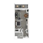 Oceana - Studio - 3D Furnished