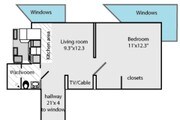 1BR/1BA