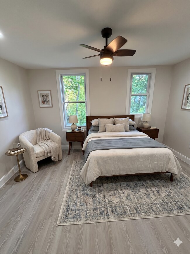 Photo - Fully Renovated 3BR Single-Family Home – Newark | Central Air, Backyard & Deck