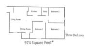 3BR/1BA