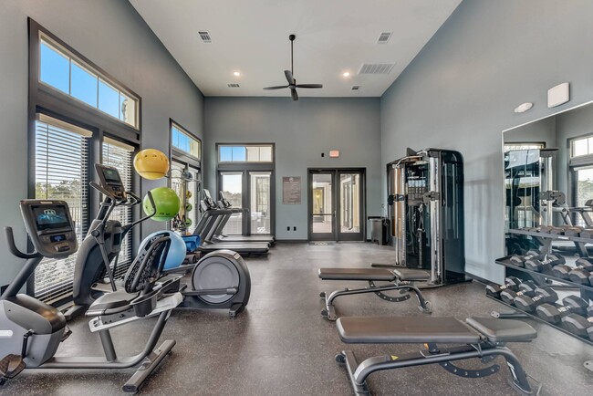 24-Hour Fitness Center - Bridge at Avery Ranch Apartments