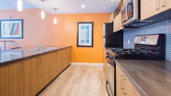Cocina en el salón para residentes