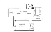 1BR/1BA