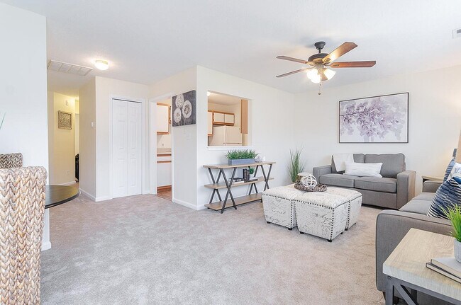 Bright Open Concept Living and Dining