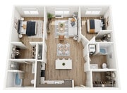 Adams (D1) floor plan Prose Southcenter