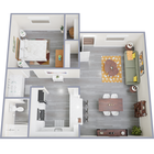 Explore this contemporary layout designed for optimal living and style.