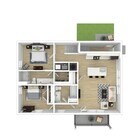 2 Bedroom | 2 Bathroom Duplex - Upper