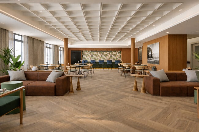 La sala del club Linden - The Linden Senior Residences