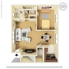 1 Bedroom Washer & Dryer