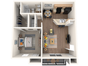 one bedroom, one bathroom apartment home *ask us about our enhanced and renovated plus units