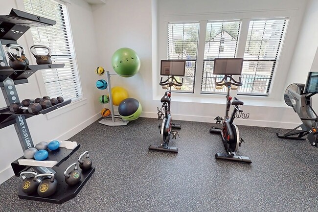Our community provides a separate fitness studio with Echelon Bikes and Reflect