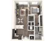 A2 1 Bedroom, 1 Bathroom