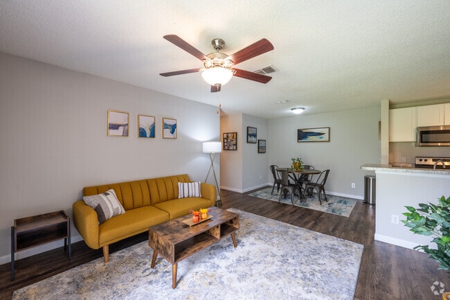 Model - 2BR, 2BA - 968SF - Living Room