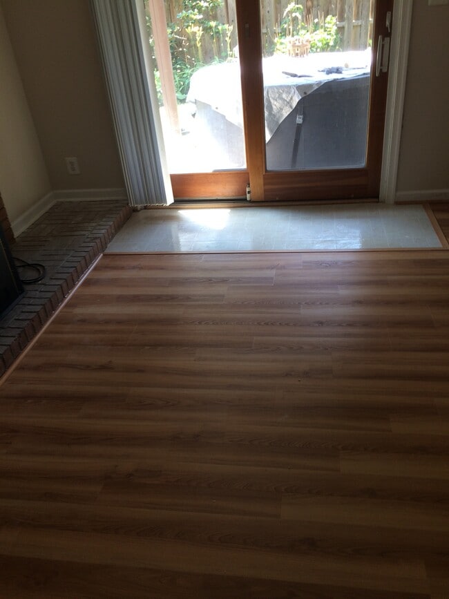 Wood vinyl flooring - 19628 Club Lake Rd Townhome