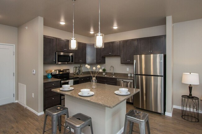 Photo - Spacious 1-Bedroom/1.5-Bath, unit 106, available 8/1/2026 Unit 80-106