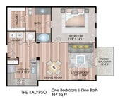 867 Square Feet