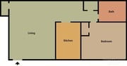 1BR/1BA