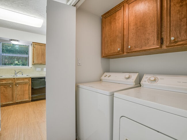 In-unit washer and dryer included—save your quarters and skip the laundromat.