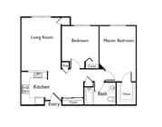 2BR/1BA