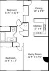 2BR/1BA