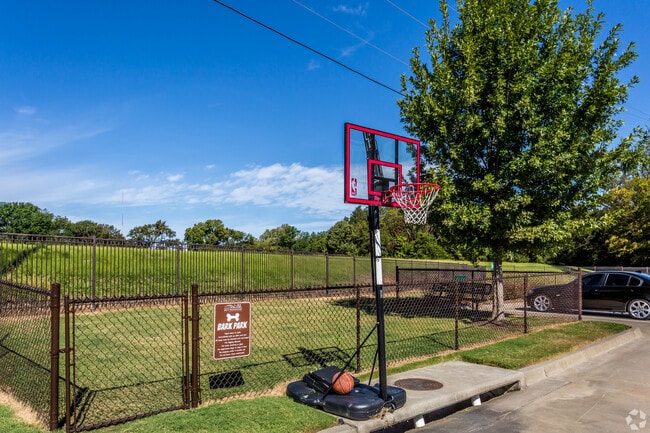 Outdoor Basketball Hoop at Riverside at Rockwater, North Little Rock, AR - Riverside at Rockwater Apartments