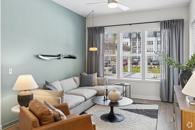 B2 - 2BR, 2BA - 1,148SF - Living Room
