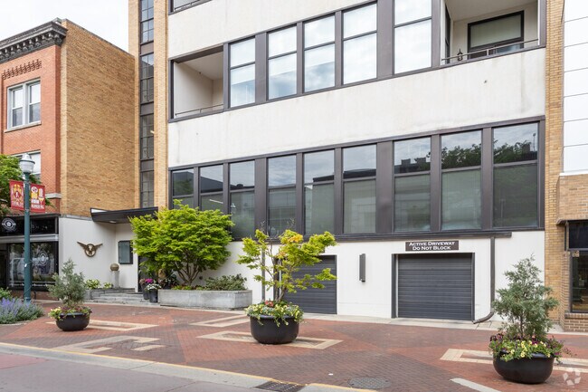 Peregrine Tower Garage entries - Peregrine Tower