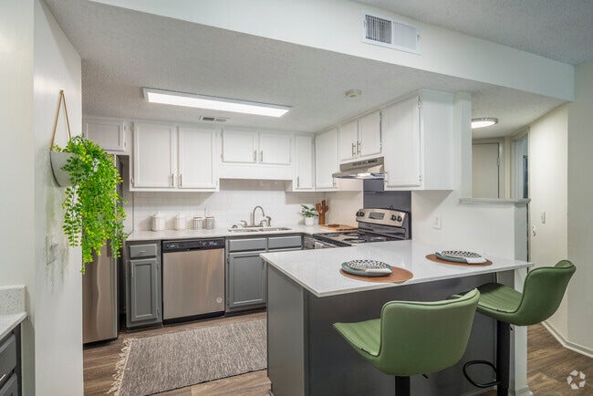 2BR, 2BA - 1,000SF - Kitchen - Wellspring Apartments