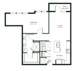 A1R floor plan The Hartley at Blue Hill