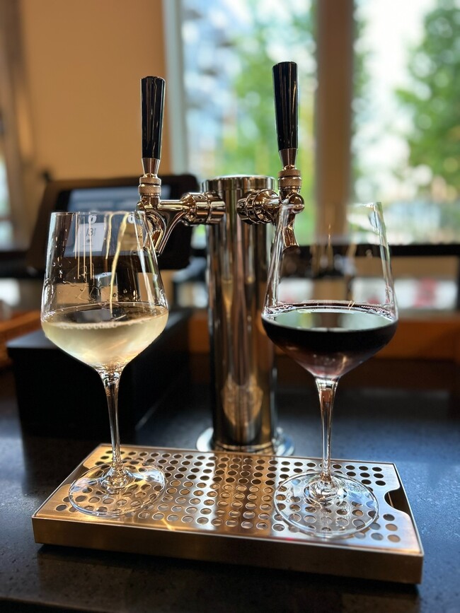 Wine & Beer Taps in the Clubroom