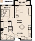1BR/1BA