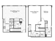 TH1 Two Bedroom 2.5 Bath Townhome