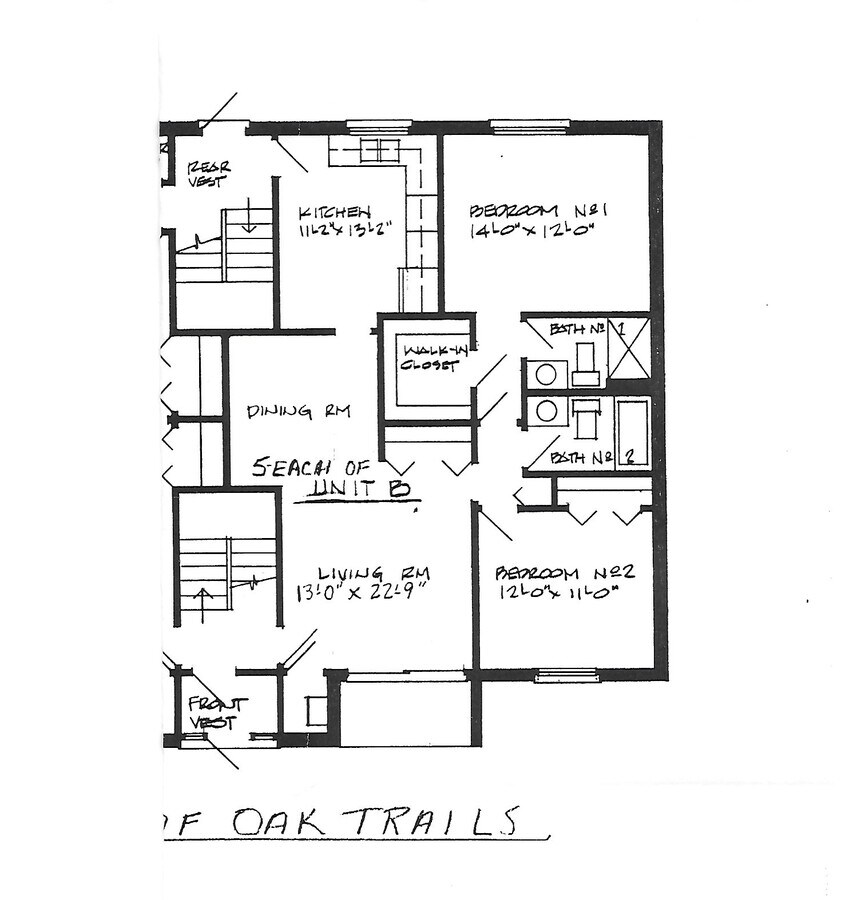 Floor Plan - 376 Oak Trails Rd Unit 201