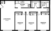 3BR/1BA