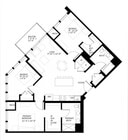 3 Bed A floor plan District 1860