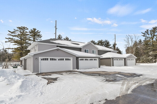 Garage Closest is Unit #304 in the Fourplex