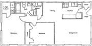 2BR/1BA